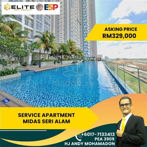 Service Residence for Sale, 2 Bedroom, 667 sq.ft, Midas @ Seri .